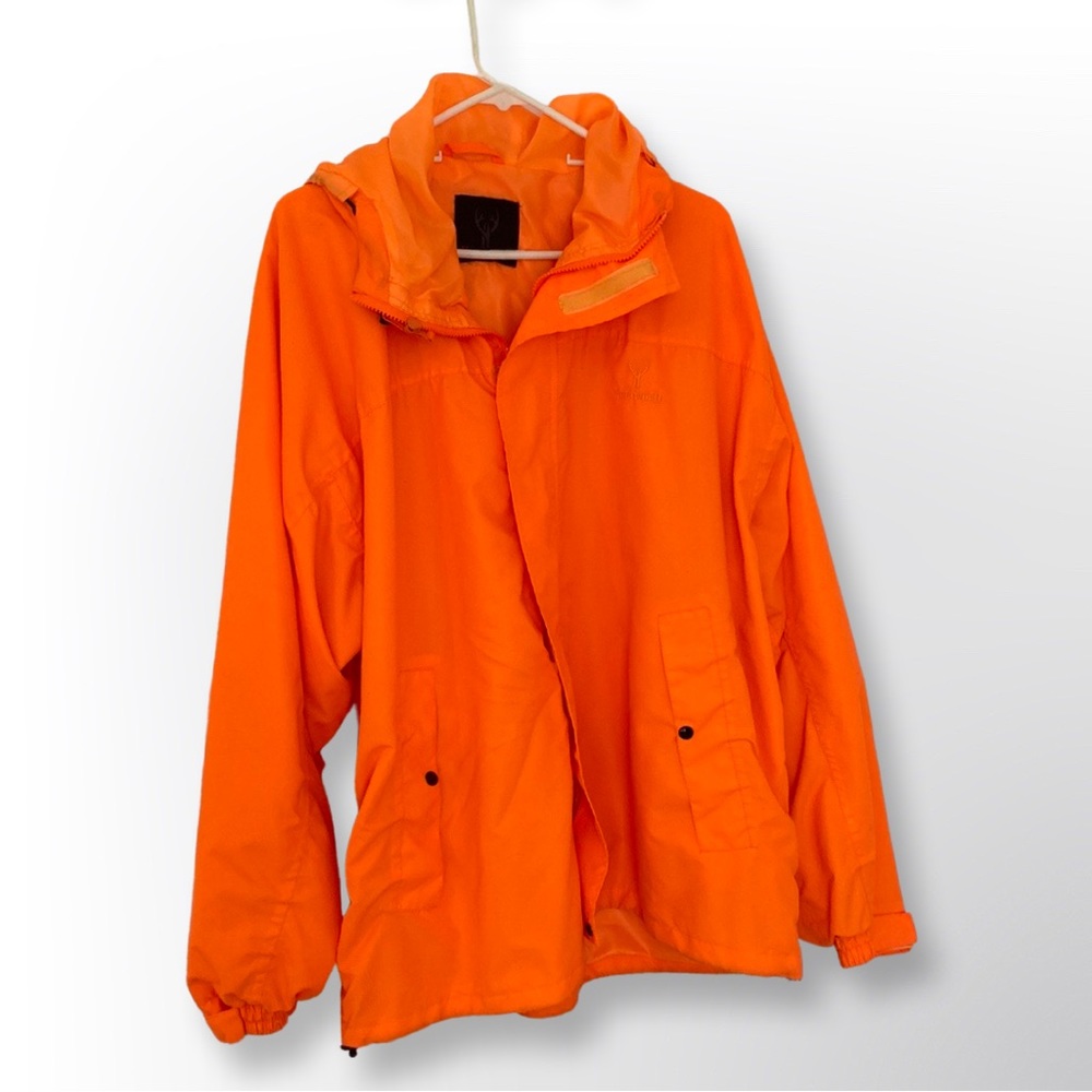 HuntWorth Men’s Neon Orange Utility Jacket size XL